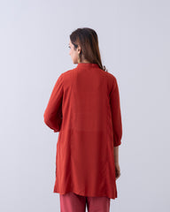 Relaxed Fit Embroidered  Ethnic Kurti