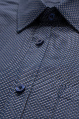 Slim Fit Dobby-Textured Templeton Formal Shirt