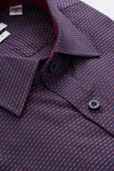 Regular Fit Dobby Striped Templeton Formal Shirt