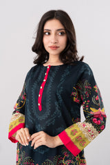 Relaxed Fit Digital Printed Lawn Kurta