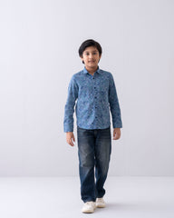 Prince Printed Casual Shirt (6-8 Years)