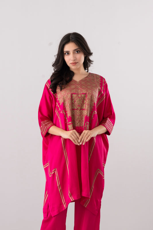 Relaxed Fit Two-Piece Ethnic Set