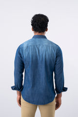 Slim Fit Denim Casual Shirt