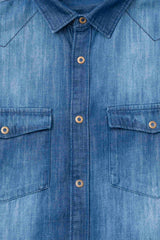 Slim Fit Denim Casual Shirt