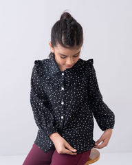 Girls' Printed Woven Top (6-8 Years)