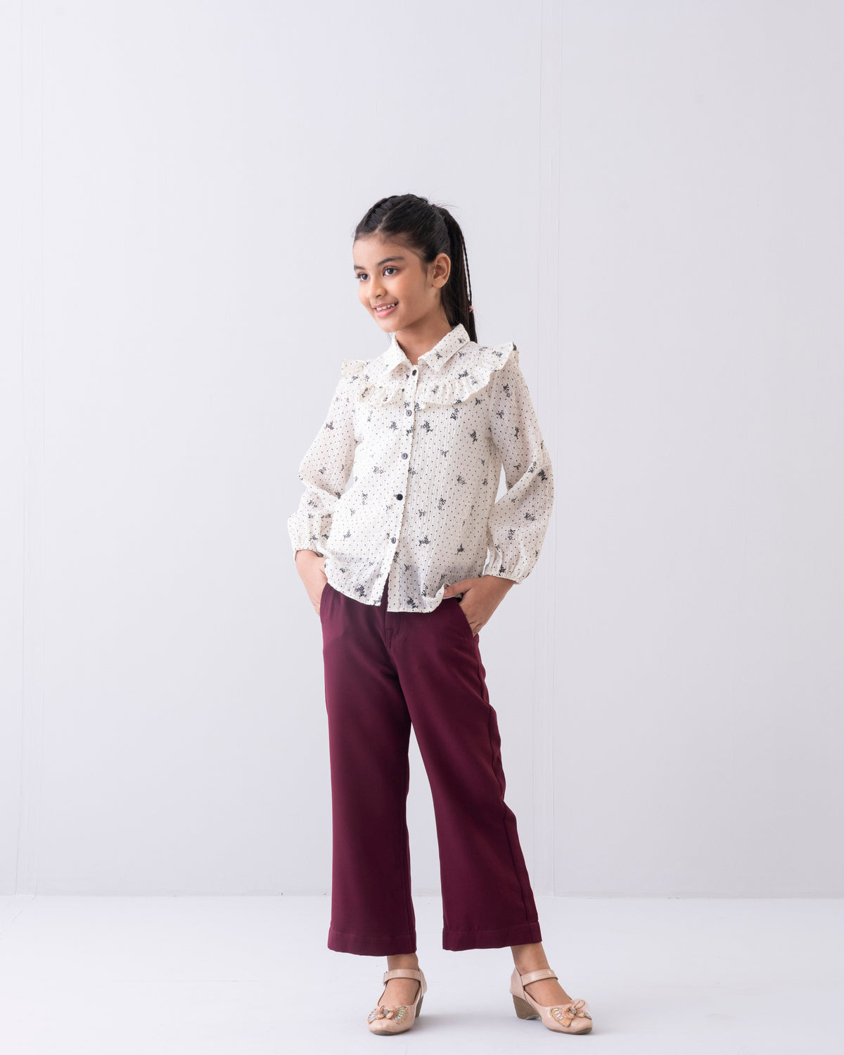 Girls' Woven Top (6-8 Years)