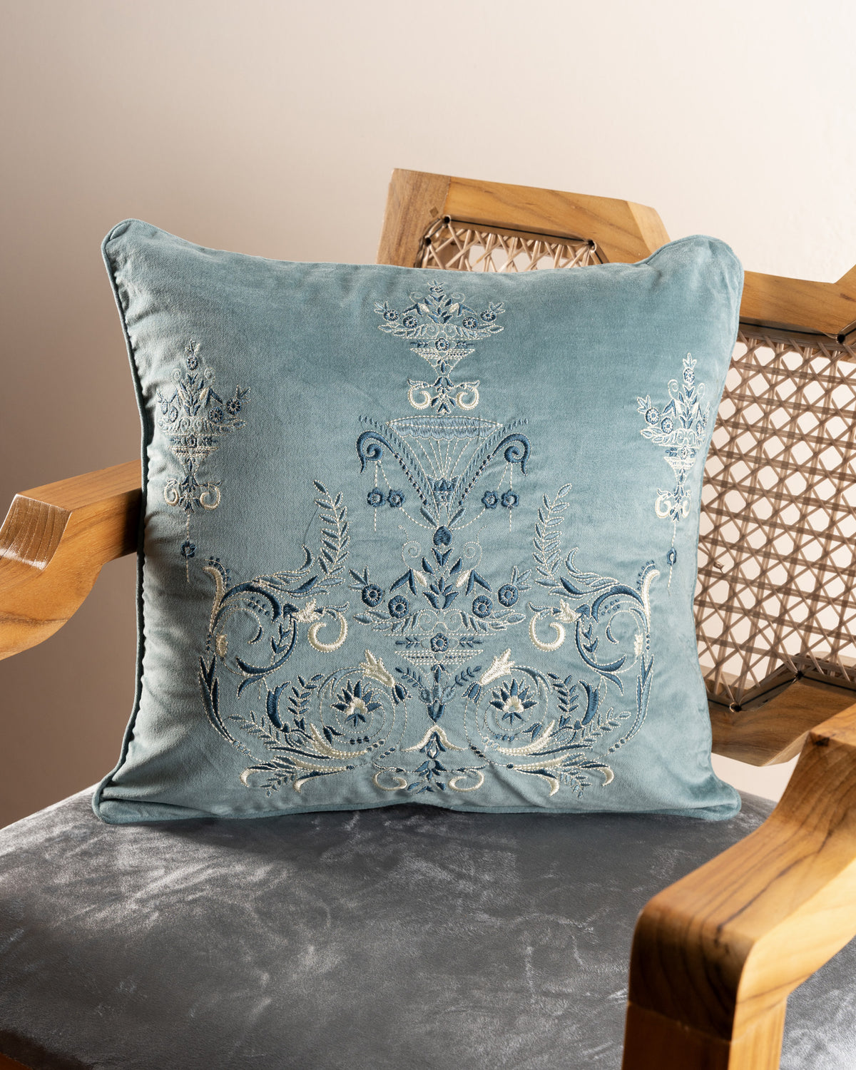 Cushion Cover - Celadon Blue
