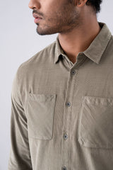 Regular Fit Corduroy Casual Shirt