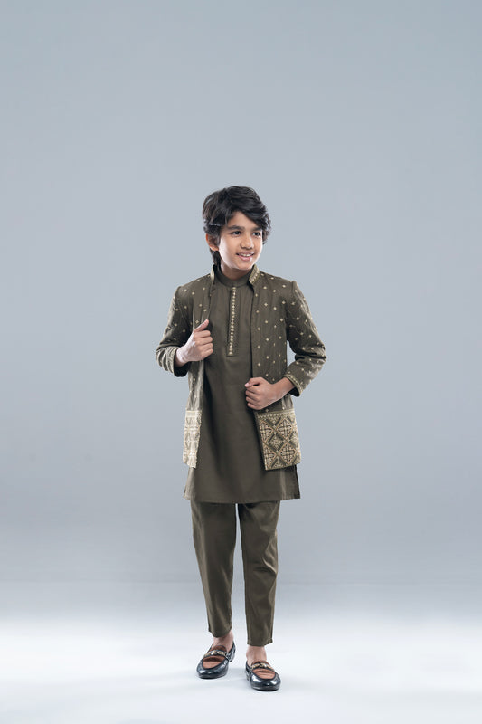 Prince Sherwani Set (4-7 Years)