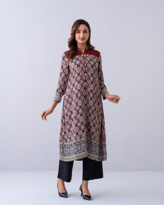 Smart Fit Printed Ethnic Kurta