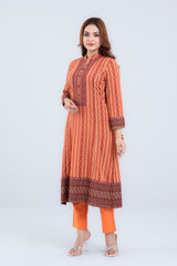 Long-Length Viscose Ethnic Kurta - One Piece