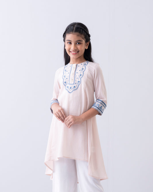 Girls' Embroidered Ethnic Top (6-8 Years)