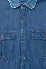 Regular Fit Denim Casual Shirt
