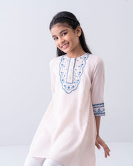 Junior Girls' Embroidered Ethnic Top (10-14 Years)