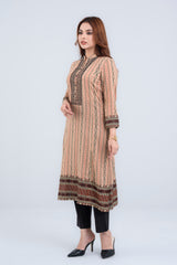 Long-Length Viscose Ethnic Kurta - One Piece