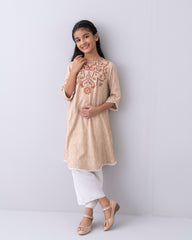 Girls' Embroidered Ethnic Kurti (2-4 Years)