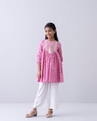 Junior Girls' Embroidery Ethnic kurti (10-14 Years)