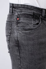 Tapered Fit Black Jeans