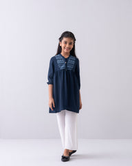 Girls' Modal Embroidered Ethnic Top (2-4 Years)