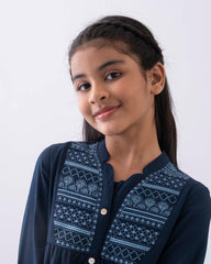 Girls' Modal Embroidered Ethnic Top (2-4 Years)