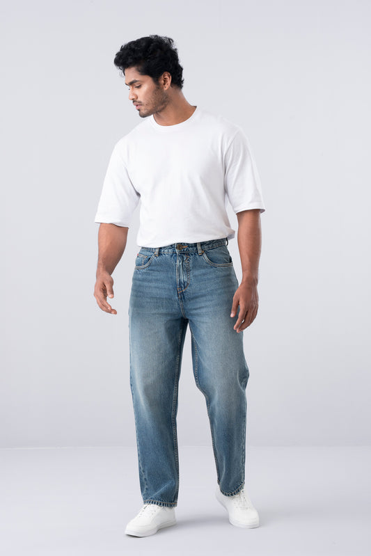 Baggy Fit Light Blue Jeans