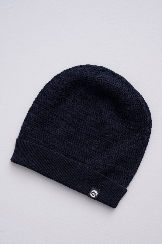Jacquard Knit Sweater Cap