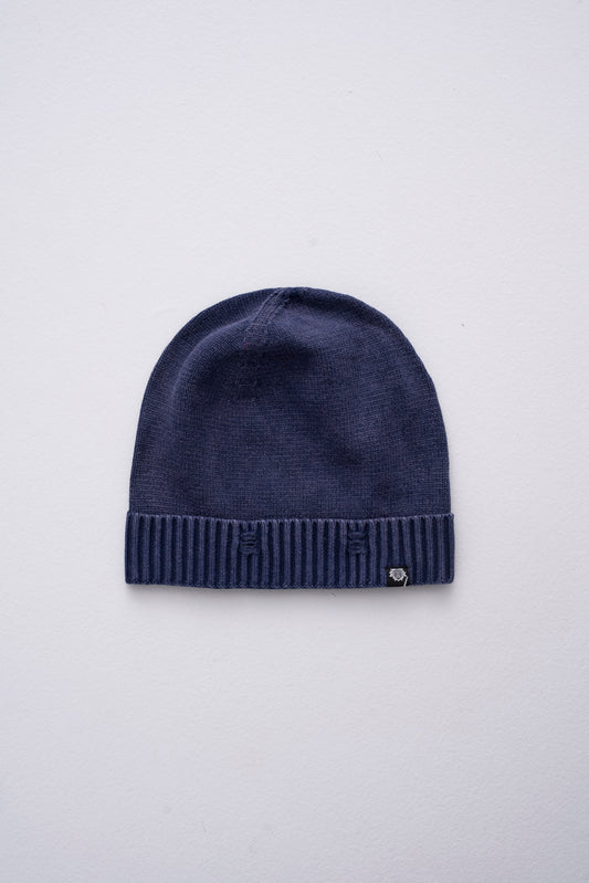 Acid-Washed Knit Bunny Cap