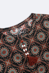 Newborn Girls' Ethnic Set (3-6 Months)