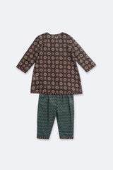 Newborn Girls' Ethnic Set (3-6 Months)