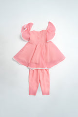 Newborn Girls' Ethnic Partywear Set (6-18 Months)