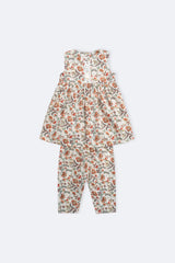 Newborn Girls' Ethnic Set (6-18 Months)