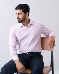 Slim Fit Solid Formal Shirt