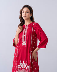 Smart Fit Embroidered Ethnic Kurti