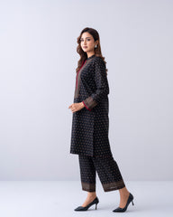 Relaxed Fit Printed Two-Piece Ethnic Set