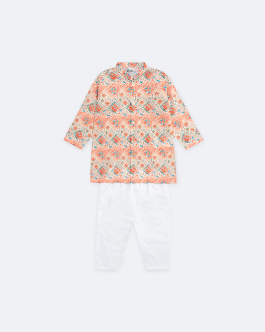 Newborn Boys' Panjabi Set (6-18 Months)