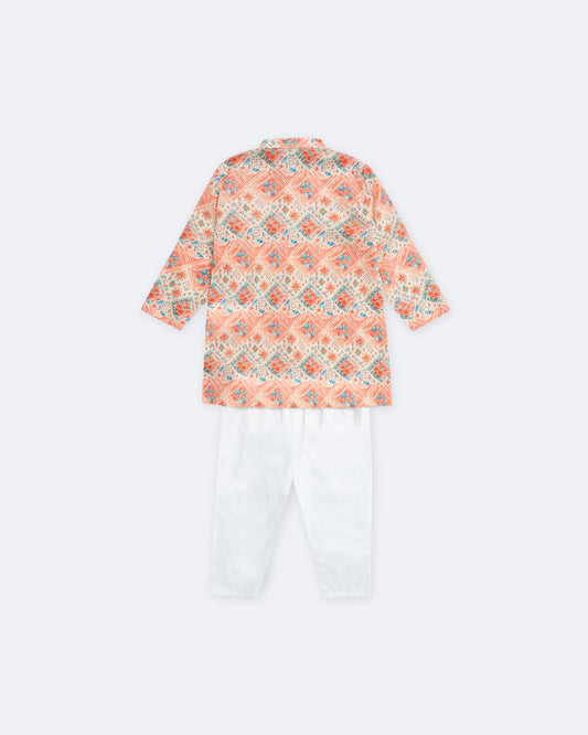 Newborn Boys' Panjabi Set (6-18 Months)