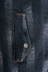 Dobby Denim Bomber Jacket
