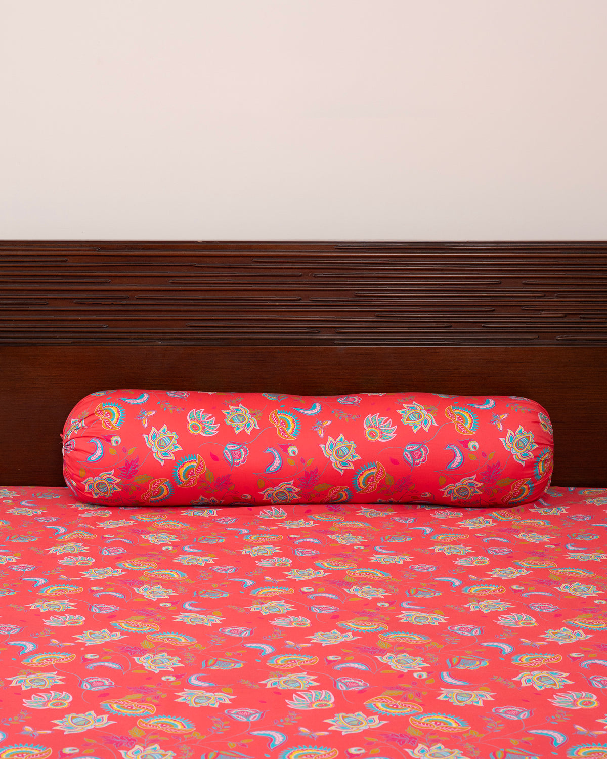 Bolster Cover - Multicolor Paisley