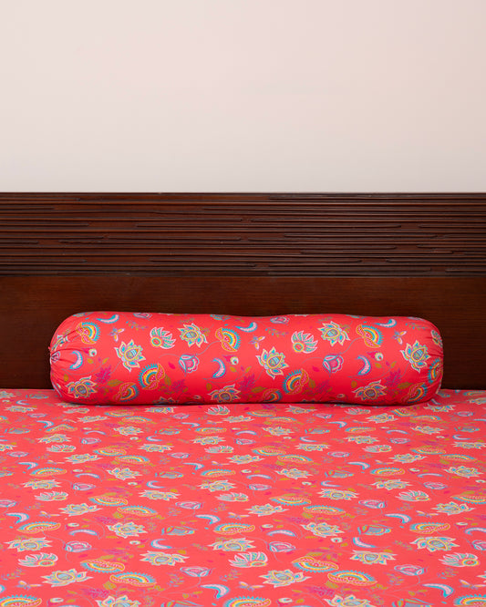 Bolster Cover - Multicolor Paisley