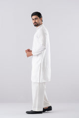 Regular Fit Embroidered Blended Fabric Formal Panjabi