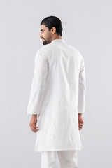 Regular Fit Embroidered Blended Fabric Formal Panjabi