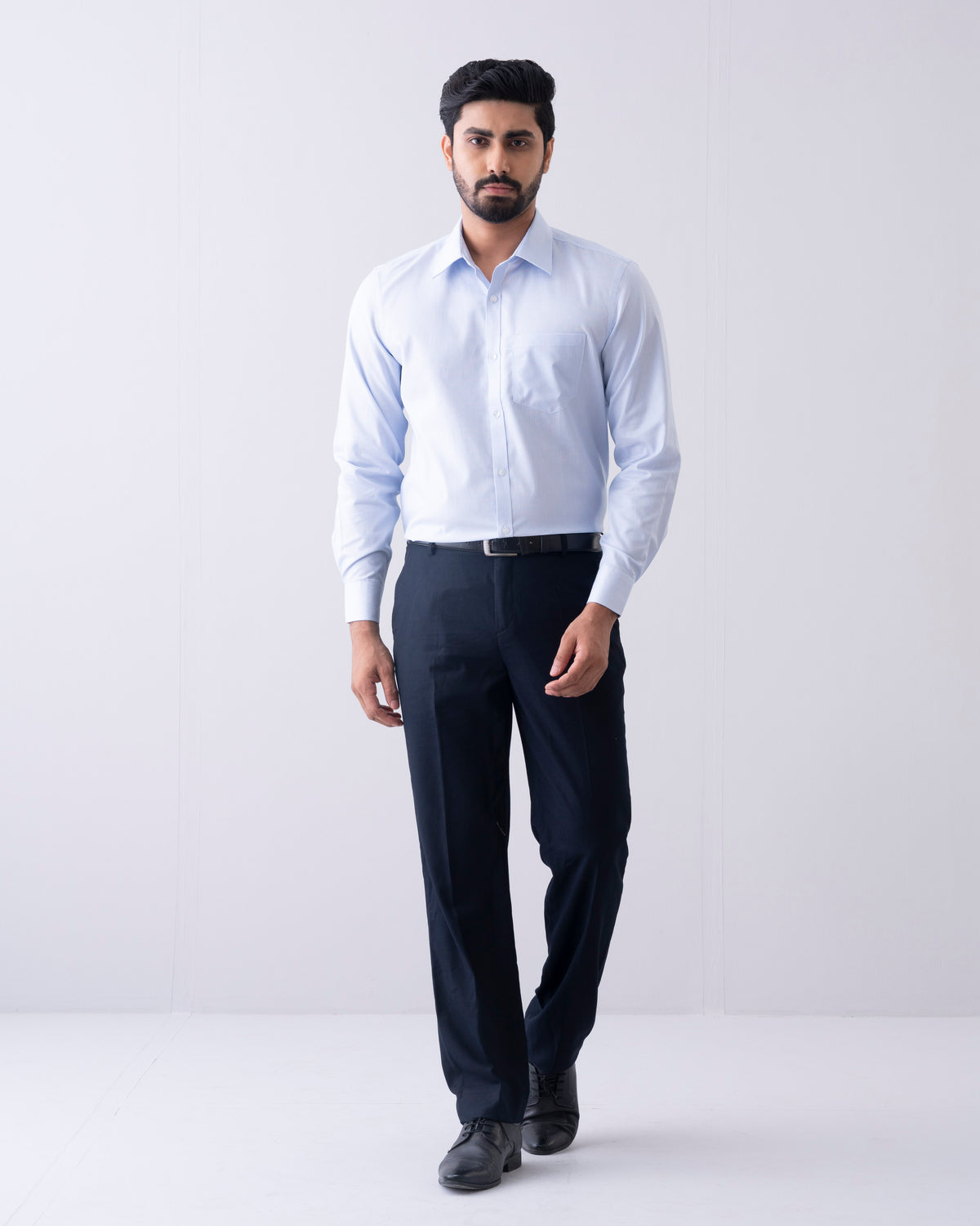 Regular Fit Solid Formal Shirt