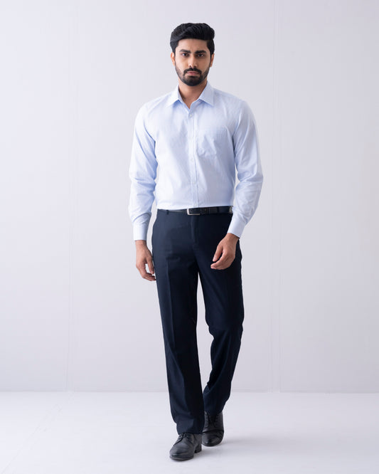 Regular Fit Solid Formal Shirt