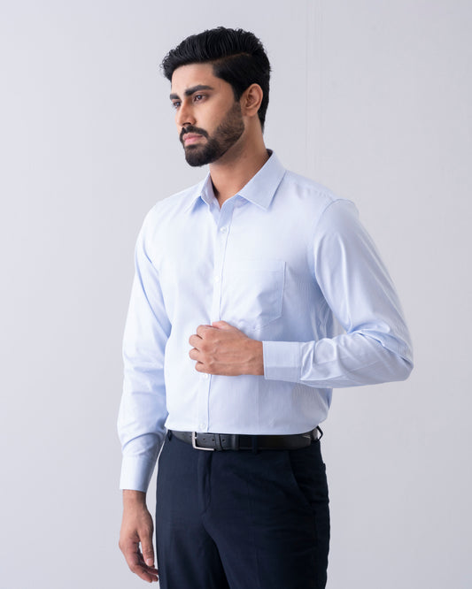 Regular Fit Solid Formal Shirt