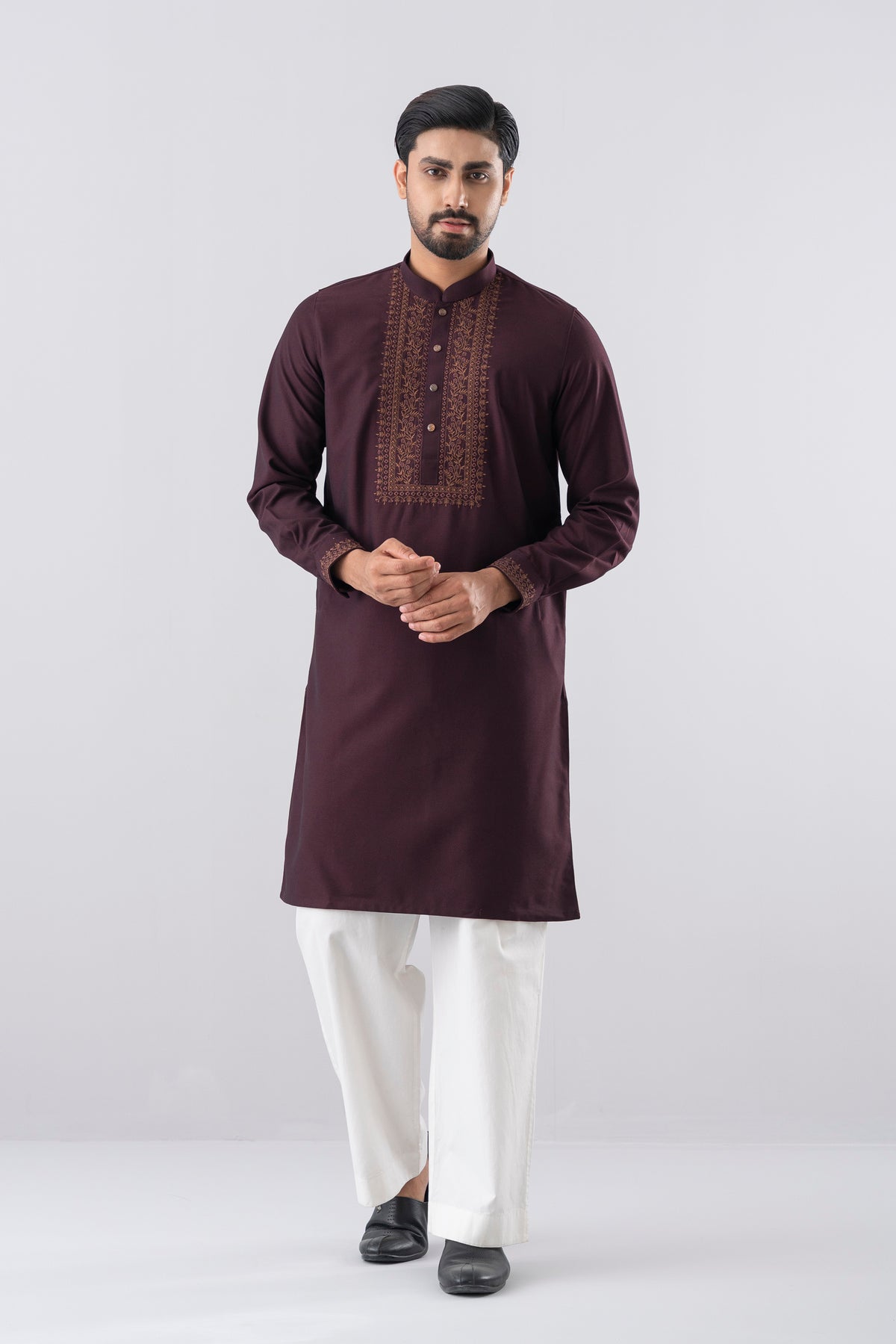 Regular Fit Embroidered Formal Panjabi