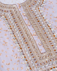 Smart Fit Embroidered Three-Piece Semi-Formal Ethnic Set