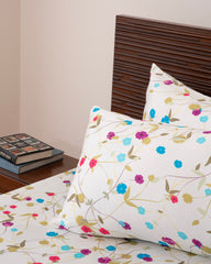 Queen-Size Bed Sheet - Multi Floral