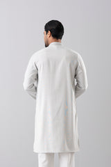 Regular Fit Embroidered Blended Fabric Formal Panjabi