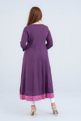 Long-Length Rotary Printed Viscose Ethnic Kurta