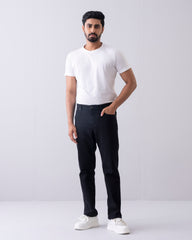 Straight Fit Black Jeans